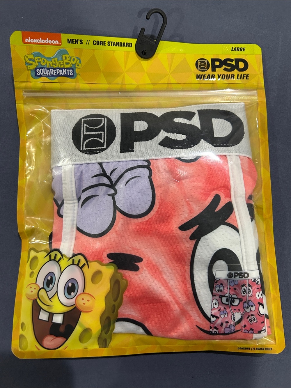 PSD SpongeBob Pink Cartoon Boxer Briefs